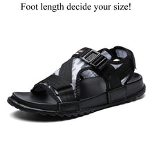 Load image into Gallery viewer, Men Sandals Gladiators Casual Roman Shoes Outside Breathable Mens Sandals Summer Comfortable Light Sandalias Hombre Plus Size 48