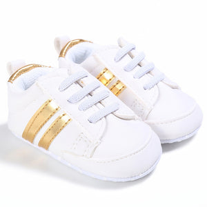 Baby Shoes Boy Girl Solid Sneaker Cotton Soft Anti-Slip Sole Newborn Infant First Walkers Toddler Casual Sport Crib Shoes