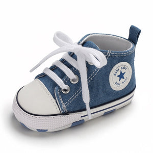 Baby Shoes Boy Girl Solid Sneaker Cotton Soft Anti-Slip Sole Newborn Infant First Walkers Toddler Casual Sport Crib Shoes