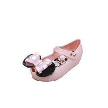 Load image into Gallery viewer, Mini Melissa Girls Sandals 2019 Summer Mickey &amp; Minnie Twins Pattern Shoes Jelly Shoe Sandals Girl Non-slip Kids Sandal Toddler