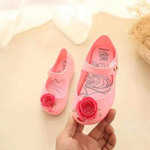 Mini Melissa Girls Sandals 2019 Summer Mickey & Minnie Twins Pattern Shoes Jelly Shoe Sandals Girl Non-slip Kids Sandal Toddler