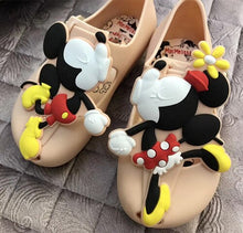 Load image into Gallery viewer, Mini Melissa Girls Sandals 2019 Summer Mickey &amp; Minnie Twins Pattern Shoes Jelly Shoe Sandals Girl Non-slip Kids Sandal Toddler