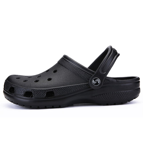 Mazefeng Brand Plus Size 39-46 Croc Men Black Garden Casual Aqua Clogs Hot Male Band Sandals Summer Slides Beach Swimming Shoes