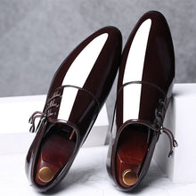 Load image into Gallery viewer, Mazefeng 2019 Men Dress Shoes Men Formal Shoes Leather Luxury Fashion Groom Wedding Shoes Men Oxford Shoes Dress Plus Size 38-48