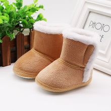 Load image into Gallery viewer, Newborn Baby Boots Winter First Walkers Tassel Baby Girls Shoes Fur Snow Super Warm Prewalkers Soft Sole No-slip Booties Booty