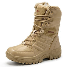 Load image into Gallery viewer, UEXIA New Footwear Military Tactical Mens Boots Special Force Leather Desert Combat Ankle Boot Army Men&#39;s Shoes Plus Size 39-47