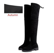 Load image into Gallery viewer, Winter Over The Knee Boots Women Stretch Fabric Thigh High Sexy Woman Shoes Long Bota Feminina Zapatos De Mujer Size 35-41