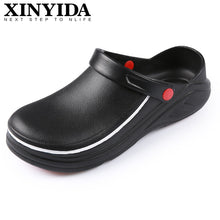 Load image into Gallery viewer, Slip On Resistant Kitchen Shoes Chef Clogs Multifunctional Restaurant Garden Safety Work Medical Shoes For Men Women size 36-45