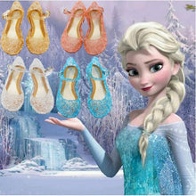 Load image into Gallery viewer, Ice Snow Shoes Elsa Crystal Shoes Cinderella Girls Princess Shoes Children