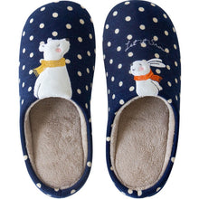 Load image into Gallery viewer, Indoor Warm Women Slippers Cute Animal Fox Unicorn Winter Fur Home Shoe Female Girl Nonslip Memory Foam Cotton House Slippers