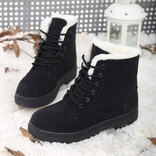 Load image into Gallery viewer, Winter Boots Women Snow Boots Shoes Woman Boots Fashion Flat Winter Boots Ankle Boots Cow Suede Warm Booties 2019 Warm Boots X43