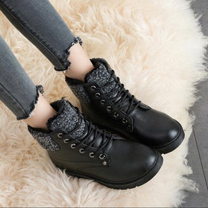 Winter Boots Snow Boots Women Shoes Woman Boots Fashion Flat Short Fur Ankle Boots 2019 Winter New Short Fur Warm Boots B64