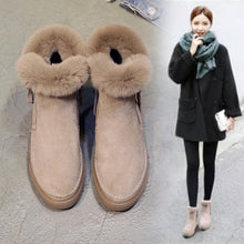 Load image into Gallery viewer, Women&#39;s Snow Boots Keep Warm Anti-Slip Plush Warm Fur Lined Winter Ankle Booties Platform Boots Shoes for Women