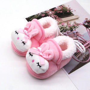 Newborn First Walkers Toddler Infant Shoes Cotton Snow Booties Soft Sole Crib Shoes  Winter Warm Anti-slip Baby Shoes 0-1Y