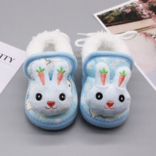 Load image into Gallery viewer, Newborn First Walkers Toddler Infant Shoes Cotton Snow Booties Soft Sole Crib Shoes  Winter Warm Anti-slip Baby Shoes 0-1Y