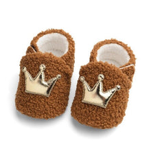 Load image into Gallery viewer, Newborn First Walkers Toddler Infant Shoes Cotton Snow Booties Soft Sole Crib Shoes  Winter Warm Anti-slip Baby Shoes 0-1Y