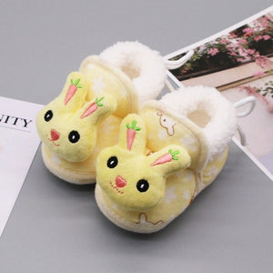 Newborn First Walkers Toddler Infant Shoes Cotton Snow Booties Soft Sole Crib Shoes  Winter Warm Anti-slip Baby Shoes 0-1Y