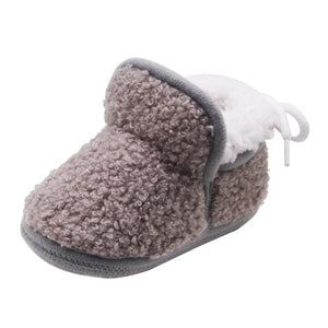 Newborn First Walkers Toddler Infant Shoes Cotton Snow Booties Soft Sole Crib Shoes  Winter Warm Anti-slip Baby Shoes 0-1Y