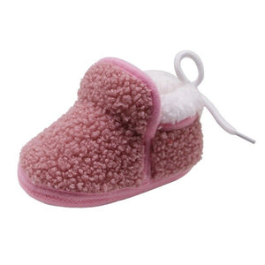 Newborn First Walkers Toddler Infant Shoes Cotton Snow Booties Soft Sole Crib Shoes  Winter Warm Anti-slip Baby Shoes 0-1Y