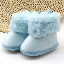 Load image into Gallery viewer, Newborn First Walkers Toddler Infant Shoes Cotton Snow Booties Soft Sole Crib Shoes  Winter Warm Anti-slip Baby Shoes 0-1Y