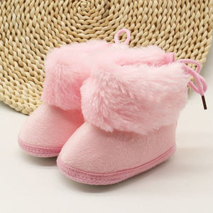 Newborn First Walkers Toddler Infant Shoes Cotton Snow Booties Soft Sole Crib Shoes  Winter Warm Anti-slip Baby Shoes 0-1Y