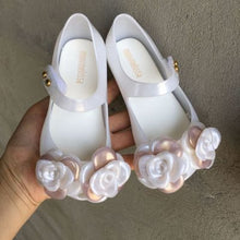 Load image into Gallery viewer, Mini Melissa Girls Sandals 2019 Summer Mickey &amp; Minnie Twins Pattern Shoes Jelly Shoe Sandals Girl Non-slip Kids Sandal Toddler