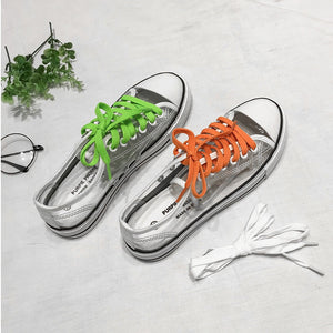 2020 Autumn New Canvas Shoes Transparent Trend Women Sneakers Ladies Lace-Up Platform Jelly Fashion Casual Ladies Shoes W21-32