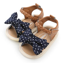 Load image into Gallery viewer, baby girls shoes newborn summer new fashion canvas bow PU casual soft first walkers baby toddler shoes