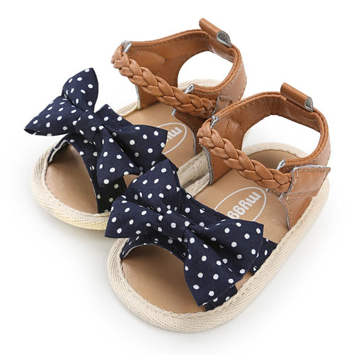 baby girls shoes newborn summer new fashion canvas bow PU casual soft first walkers baby toddler shoes