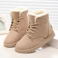 Load image into Gallery viewer, Women Boots Winter Warm Snow Boots Women Faux Suede Ankle Boots For Female Winter Shoes Botas Mujer Plush Shoes Woman WSH3132