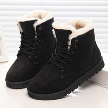 Load image into Gallery viewer, Women Boots Winter Warm Snow Boots Women Faux Suede Ankle Boots For Female Winter Shoes Botas Mujer Plush Shoes Woman WSH3132