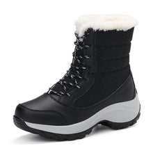 Load image into Gallery viewer, TKN 2019 Winter Women Snow Short Boots Platform ankle boots women high warm fur plush rain boots for women hiking boots 1617