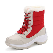 Load image into Gallery viewer, TKN 2019 Winter Women Snow Short Boots Platform ankle boots women high warm fur plush rain boots for women hiking boots 1617