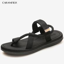 Load image into Gallery viewer, CARANFIER Sandals Men Sandalias Hombre Gladiator Sandals for Male Summer Roman Beach Shoes Flip Flops Slip Flats Slippers Slides