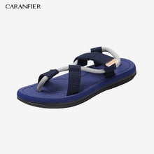 Load image into Gallery viewer, CARANFIER Sandals Men Sandalias Hombre Gladiator Sandals for Male Summer Roman Beach Shoes Flip Flops Slip Flats Slippers Slides