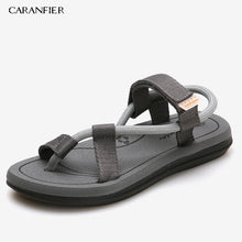 Load image into Gallery viewer, CARANFIER Sandals Men Sandalias Hombre Gladiator Sandals for Male Summer Roman Beach Shoes Flip Flops Slip Flats Slippers Slides