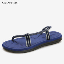 Load image into Gallery viewer, CARANFIER Sandals Men Sandalias Hombre Gladiator Sandals for Male Summer Roman Beach Shoes Flip Flops Slip Flats Slippers Slides