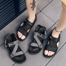 Load image into Gallery viewer, Men Sandals Gladiators Casual Roman Shoes Outside Breathable Mens Sandals Summer Comfortable Light Sandalias Hombre Plus Size 48